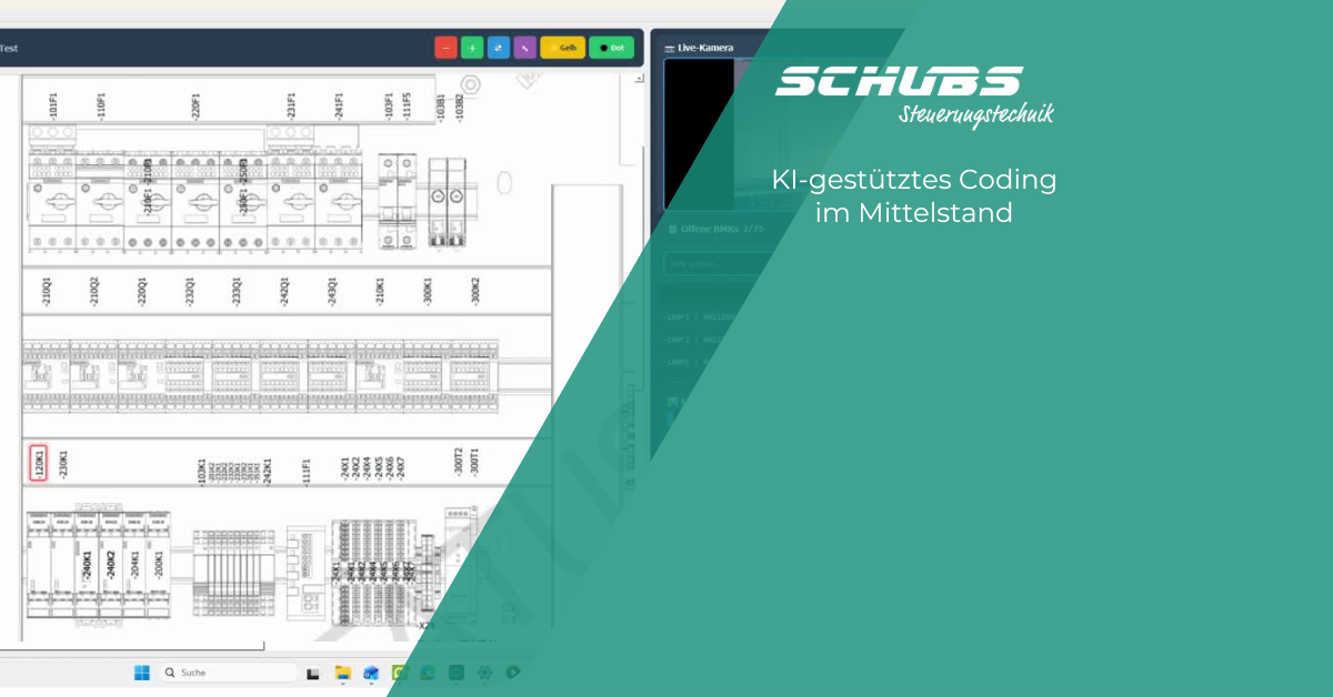 KI-gestütztes Coding im Mittelstand: Wie SCHUBS eigene Werkzeuge für die Schaltschrank-Fertigung entwickelt