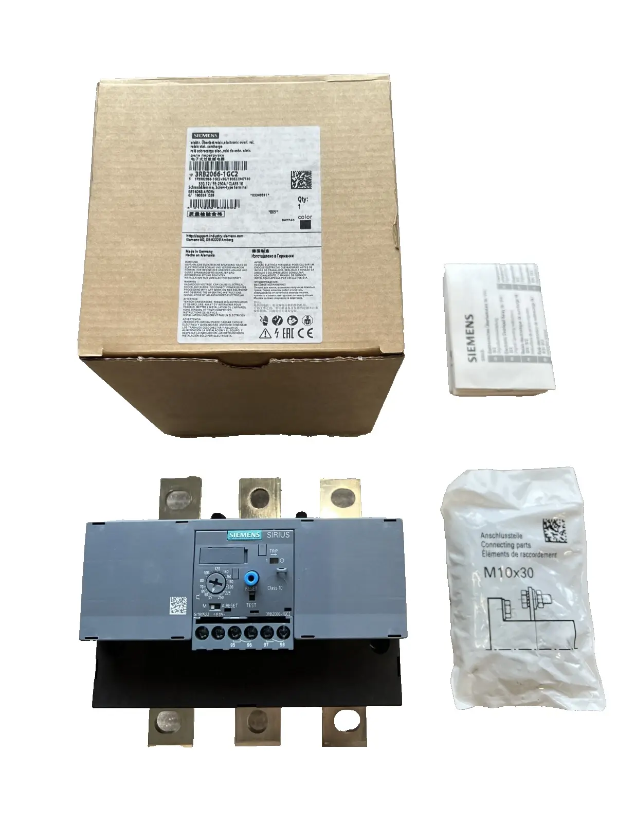 Siemens Overload Relay 55-250A S10/S12 3RB2066-1GC2 (40002180)