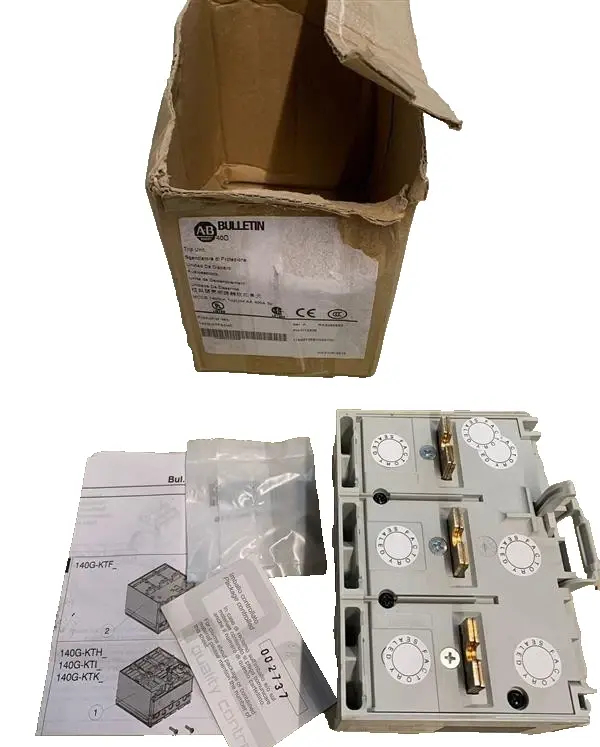 Allen Bradley Breaker, Molded Case, 400A, 3P, K 140G-KTF3-D40