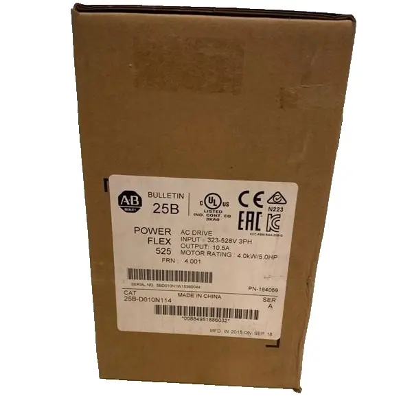 Allen Bradley PowerFlex 525 3-Phase Frequency Inverter 25B-D010N114 Image 5