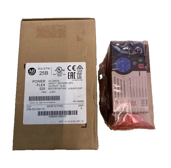 Allen Bradley PowerFlex 525 3-Phase Frequency Inverter 25B-D010N114