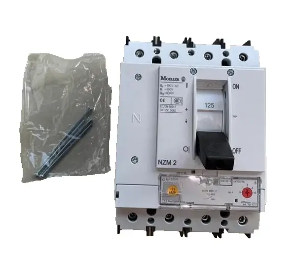 Eaton Moeller Circuit Breaker 125A Frame Terminals NZMB2-4-AF125-BT-NA Image 2