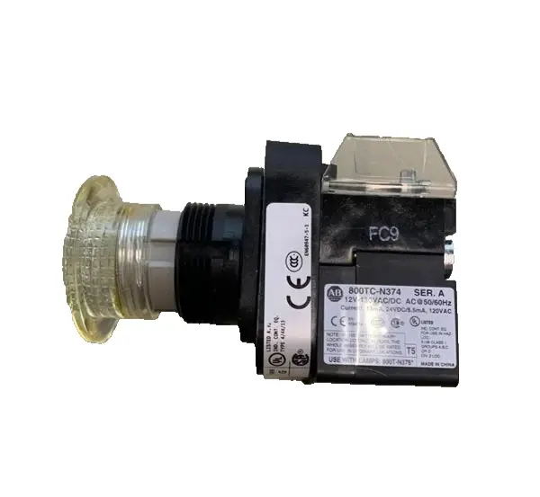 Allen Bradley Pushbutton, Clear, LED, Special 800H-QRMH2CD1 Image 2