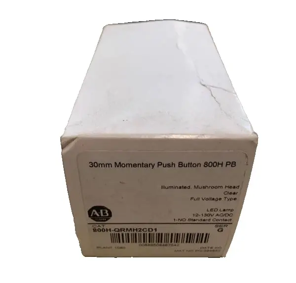 Allen Bradley Pushbutton, Clear, LED, Special 800H-QRMH2CD1 Image 5
