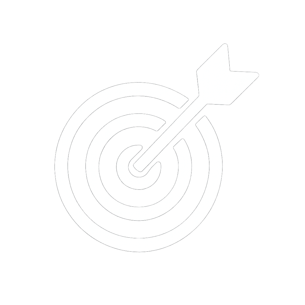 create an icon image highligting precision use colour white for the icon dont make it crazy just a simple icon image size 50x100px